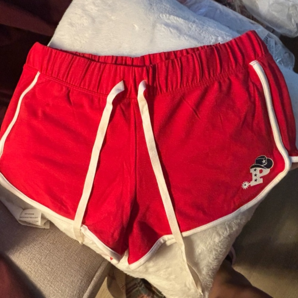 🔥VS Pink ✨bling✨ terry micro modal shorts sz XL NWT - Picture 9 of 11